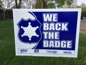 Janesville stations help community rally for law enforcement