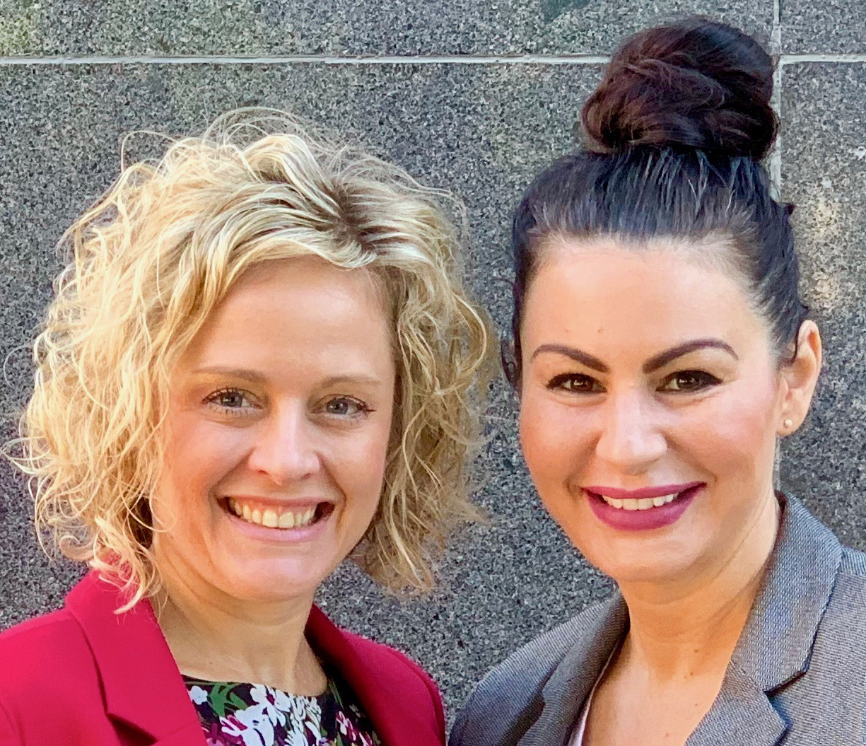 Shar Hermanson and Amanda Jezo